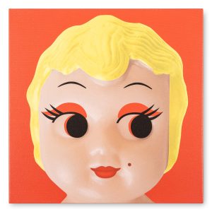 Warhol - Single Head - Red & Red