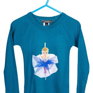 Blue Kids Shirt & Blue Print